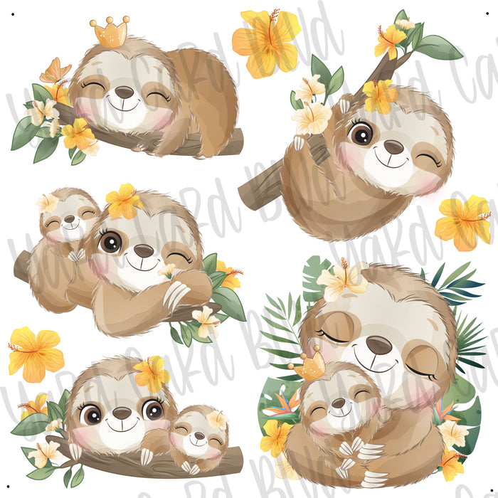 Sloth Half Sheet