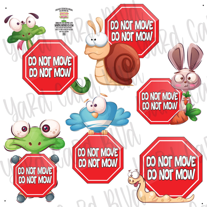 Stop Sign Critters - Large