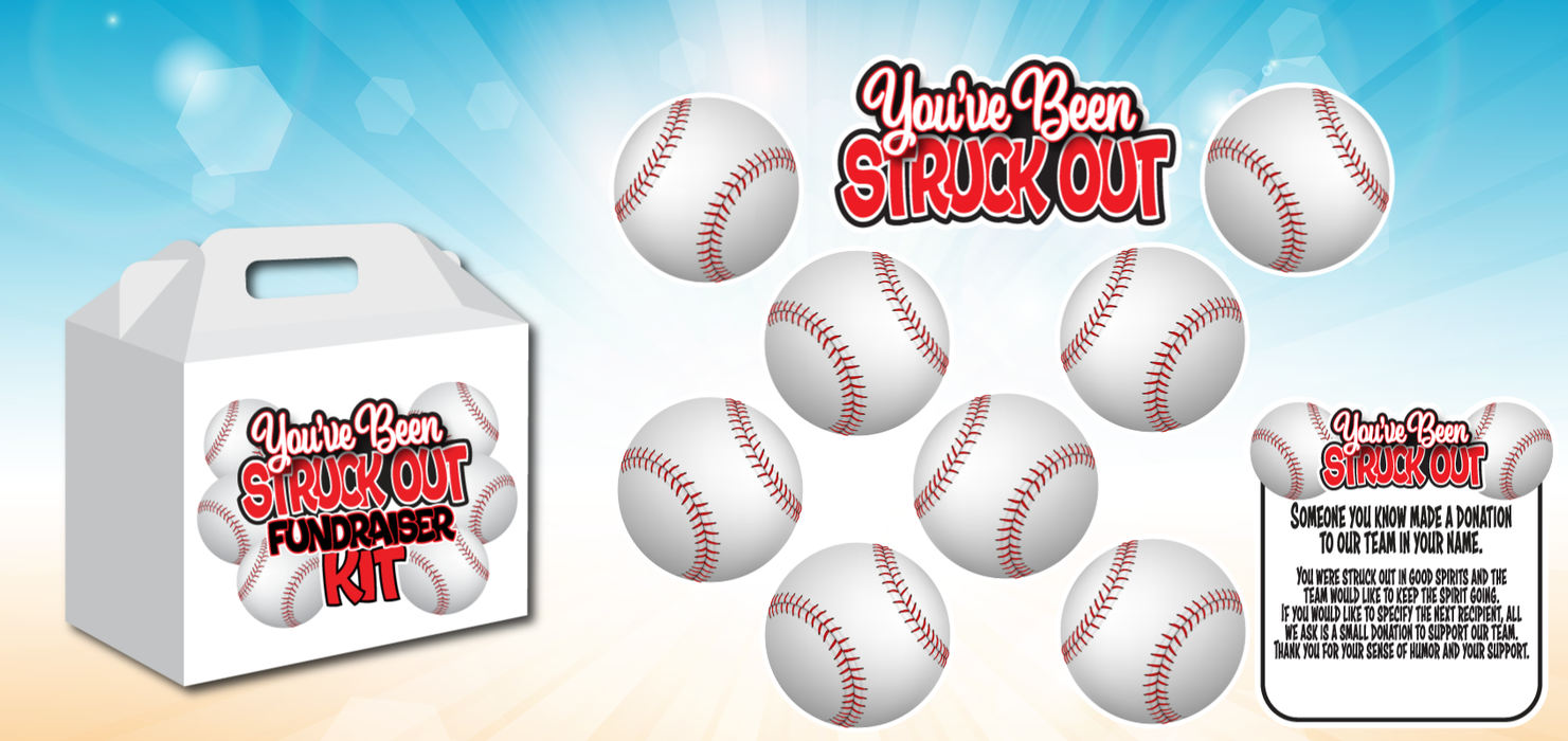 You've Been Struck Out Fundraiser Kit — Yard Card Blvd