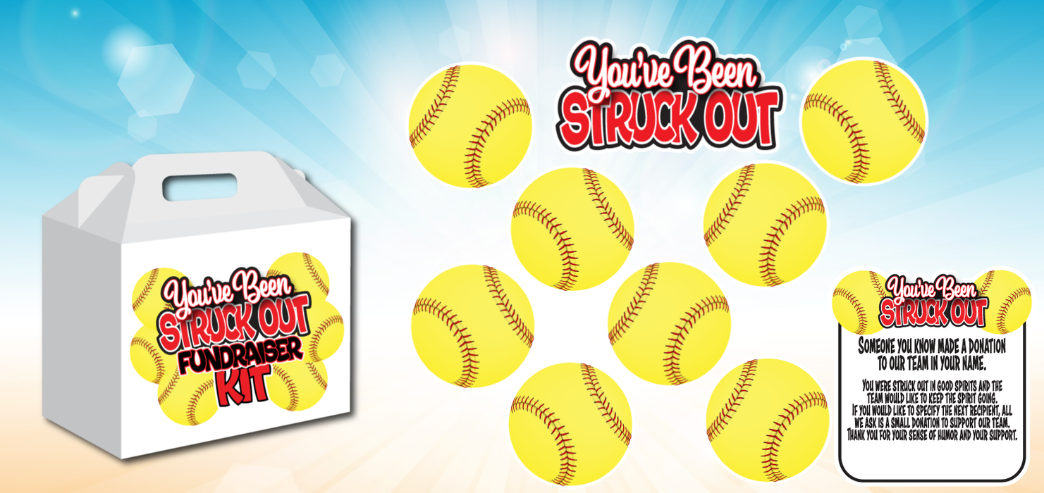 You've Been Struck Out - Softball Fundraiser Kit