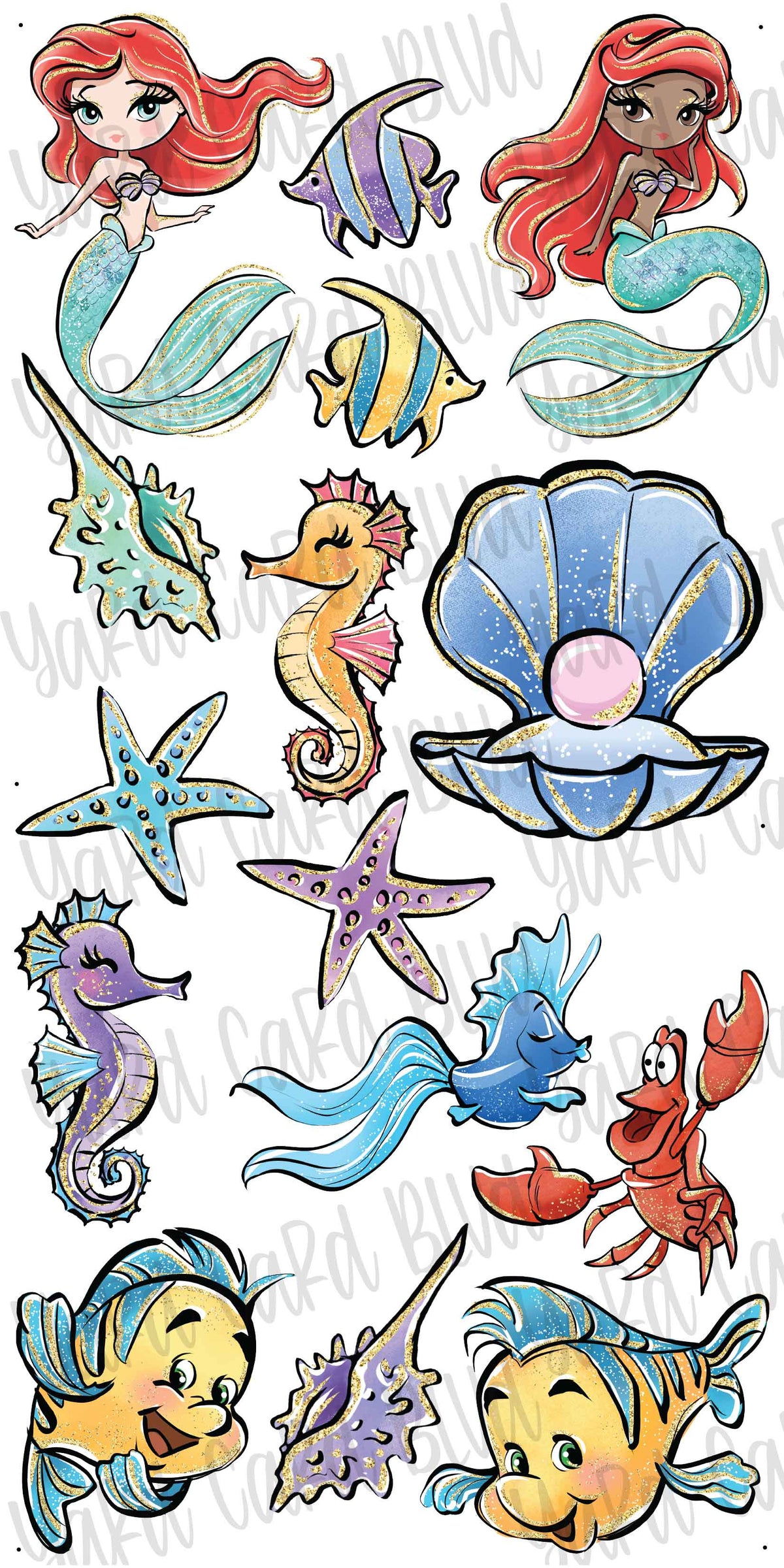 Inspired by Little Mermaid 3 — Yard Card Blvd