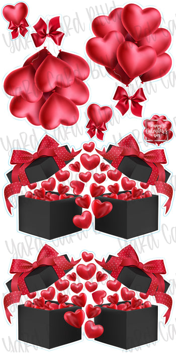 Valentine Panels and Balloon Bundles