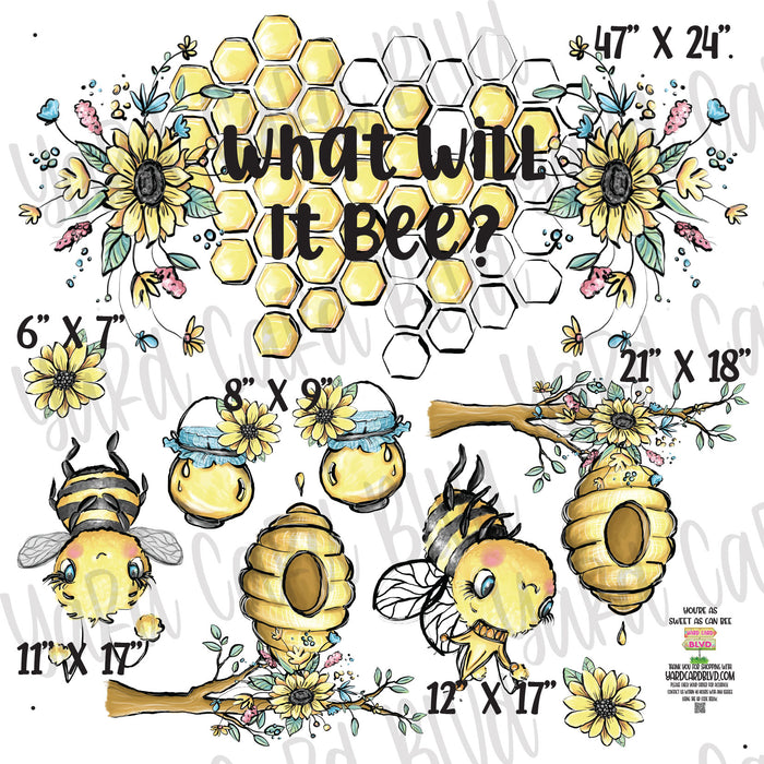 What Will it Bee Splash Set Half Sheet